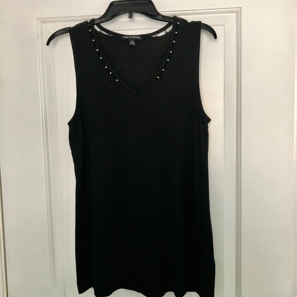 Cable and Gauge Tunic Style Sleeveless Top Size S/P